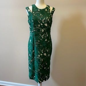 Kay Unger green dress